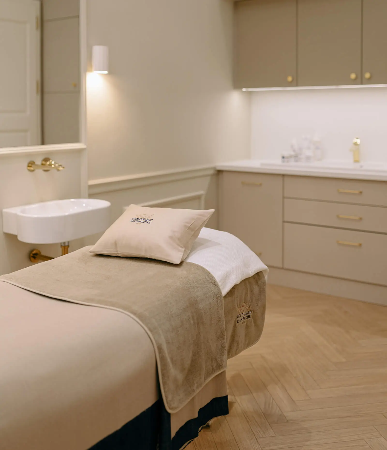 A Derma Atelier Biologique Recherche kezelőhelyisége